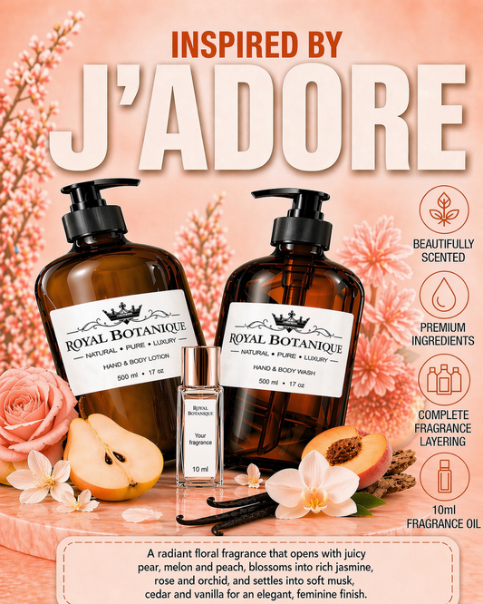 Royal Botanique Luxury Wash & Lotion Gift Set - Inspired By J’Adore Jadore