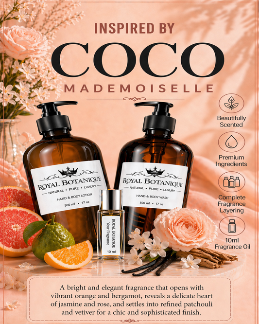 Royal Botanique Luxury Wash & Lotion Gift Set - Inspired By Coco Mademoiselle