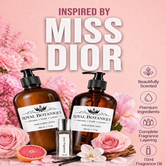 Royal Botanique Luxury Wash & Lotion Gift Set - Inspired By Miss Dior