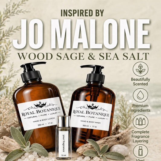 Royal Botanique Luxury Wash & Lotion Gift Set - Inspired By Jo Malone Wood Sage