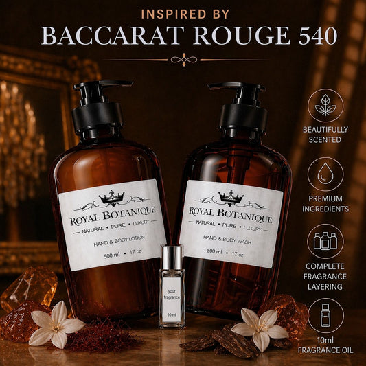Royal Botanique Luxury Wash & Lotion Gift Set - Inspired By Baccarat Rouge 540