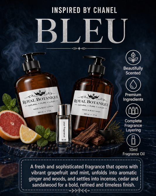 Royal Botanique Luxury Wash & Lotion Gift Set – Inspired By Bleu