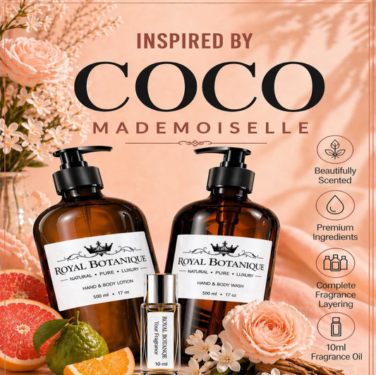 Royal Botanique Luxury Wash & Lotion Gift Set - Inspired By Coco Mademoiselle