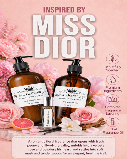 Royal Botanique Luxury Wash & Lotion Gift Set - Inspired By Miss Dior