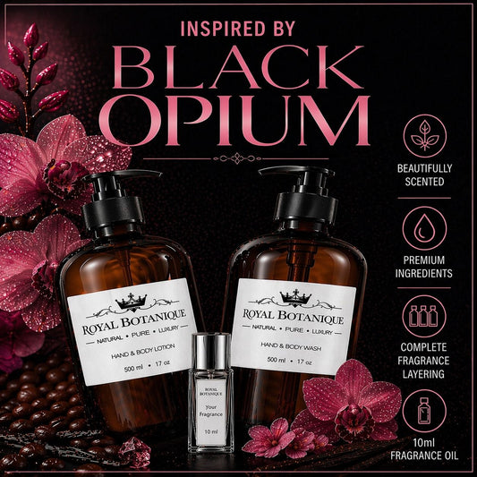 Royal Botanique Luxury Wash & Lotion Gift Set - Inspired By Black Opium