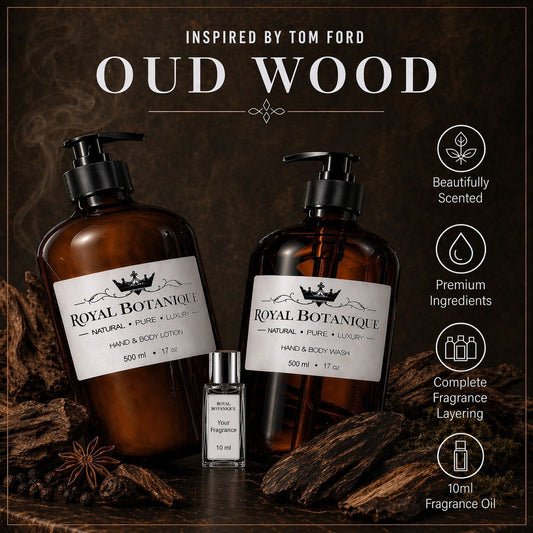 Royal Botanique Luxury Wash & Lotion Gift Set - Inspired By Tom Ford Oud Wood