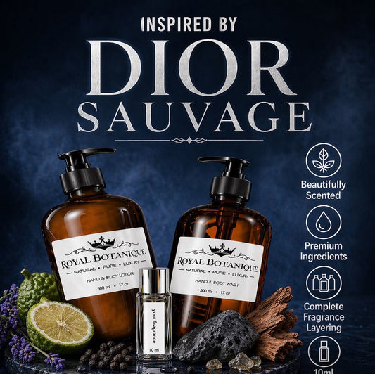 Royal Botanique Luxury Wash & Lotion Gift Set – Inspired By Sauvage