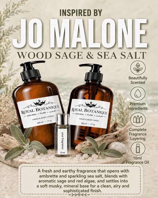 Royal Botanique Luxury Wash & Lotion Gift Set - Inspired By Jo Malone Wood Sage